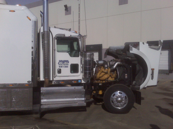 this image shows mobile truck repair services in Yuma, Arizona